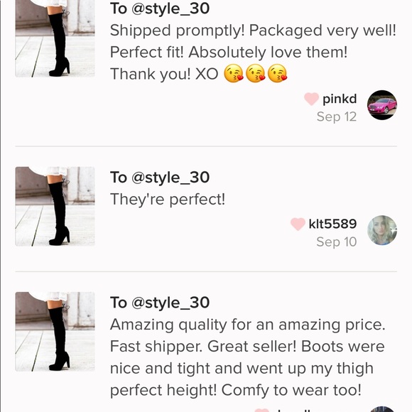 ❗️RESTOCK❗️black knee high  boots - Picture 6 of 6